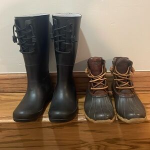 2 Womens size 6 boots